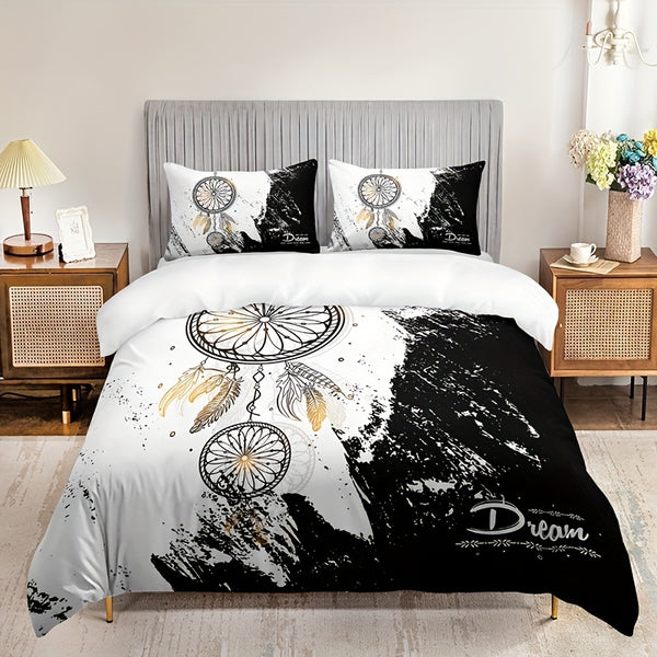 Black & White Dreamcatcher Bedding Set (All Sizes Available)