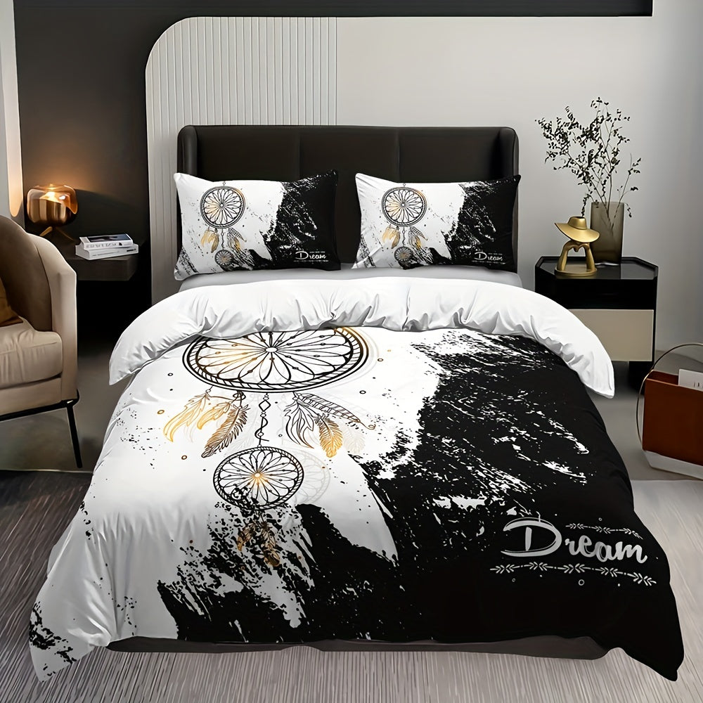 Black & White Dreamcatcher Bedding Set (All Sizes Available)