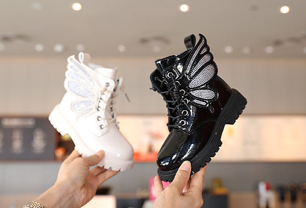 Butterfly Glitter Boots (2 Colours)
