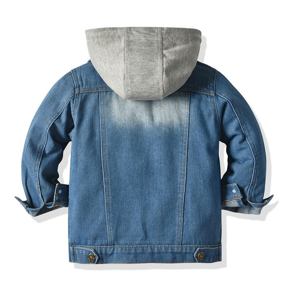 Unisex Denim Hooded Jacket (2 Colours)