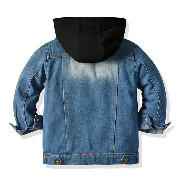 Unisex Denim Hooded Jacket (2 Colours)