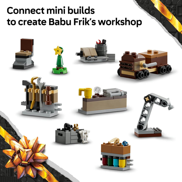 LEGO® Star Wars™ Advent Calendar 2025 75418 Toy Set for Kids, Unique Mini Build Toys, Iconic Characters, Buildable Vehicle, Christmas Holiday Present for Boys, Girls and Any Fan Aged 6 and Over
