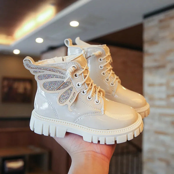 Butterfly Glitter Boots (2 Colours)