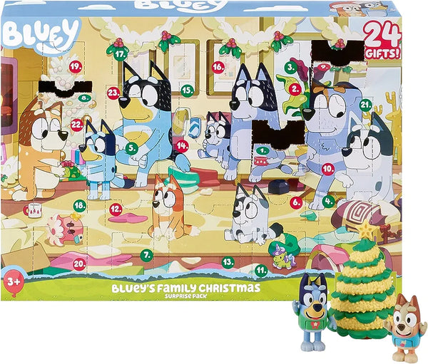 BLUEY FAMILY CHRISTMAS SURPRISE ADVENT CALENDAR PACK - Sept Pre Order