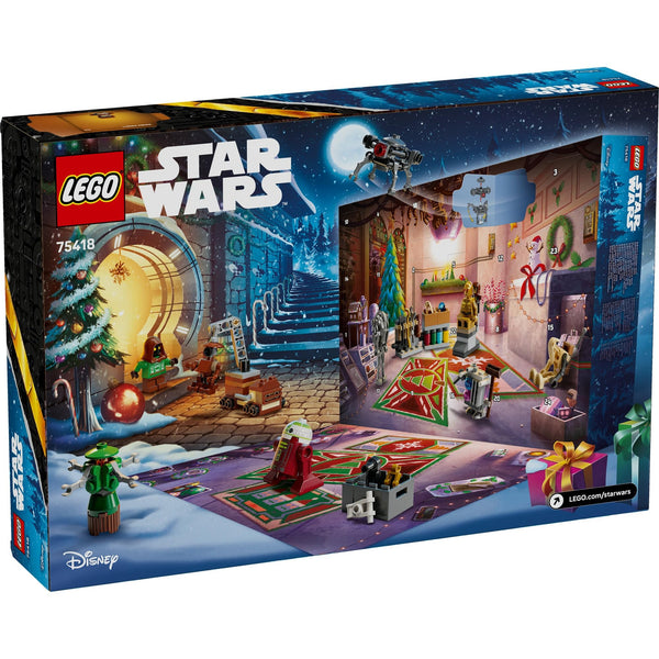 LEGO® Star Wars™ Advent Calendar 2025 75418 Toy Set for Kids, Unique Mini Build Toys, Iconic Characters, Buildable Vehicle, Christmas Holiday Present for Boys, Girls and Any Fan Aged 6 and Over