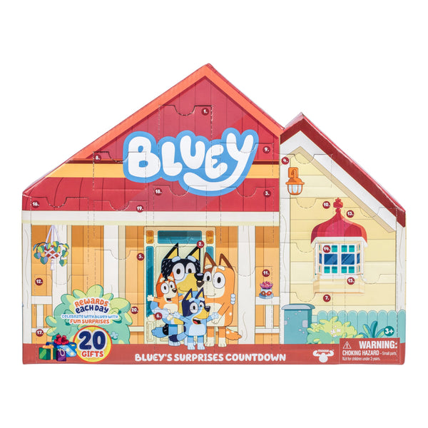 Bluey's Surprise Countdown, Celebrate And Reward Your Child Using This "Any Occasion" Countdown Calendar With 20 Bluey Gifts Inside, Ideal Small Rewards For Big Milestones