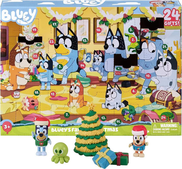 BLUEY FAMILY CHRISTMAS SURPRISE ADVENT CALENDAR PACK - Sept Pre Order