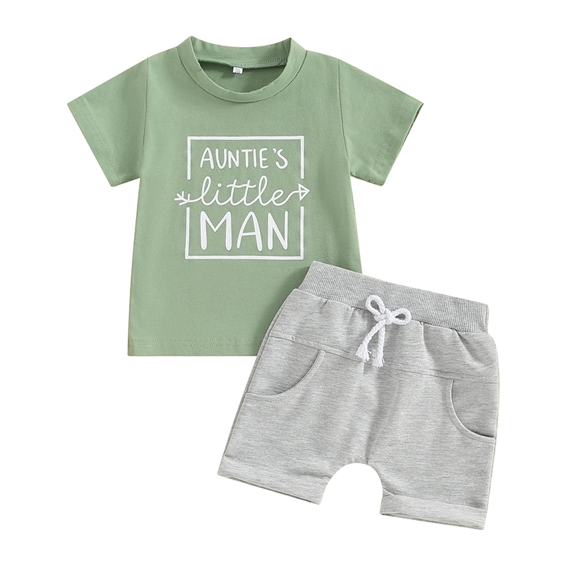 Aunties Little Man 2 Piece Set