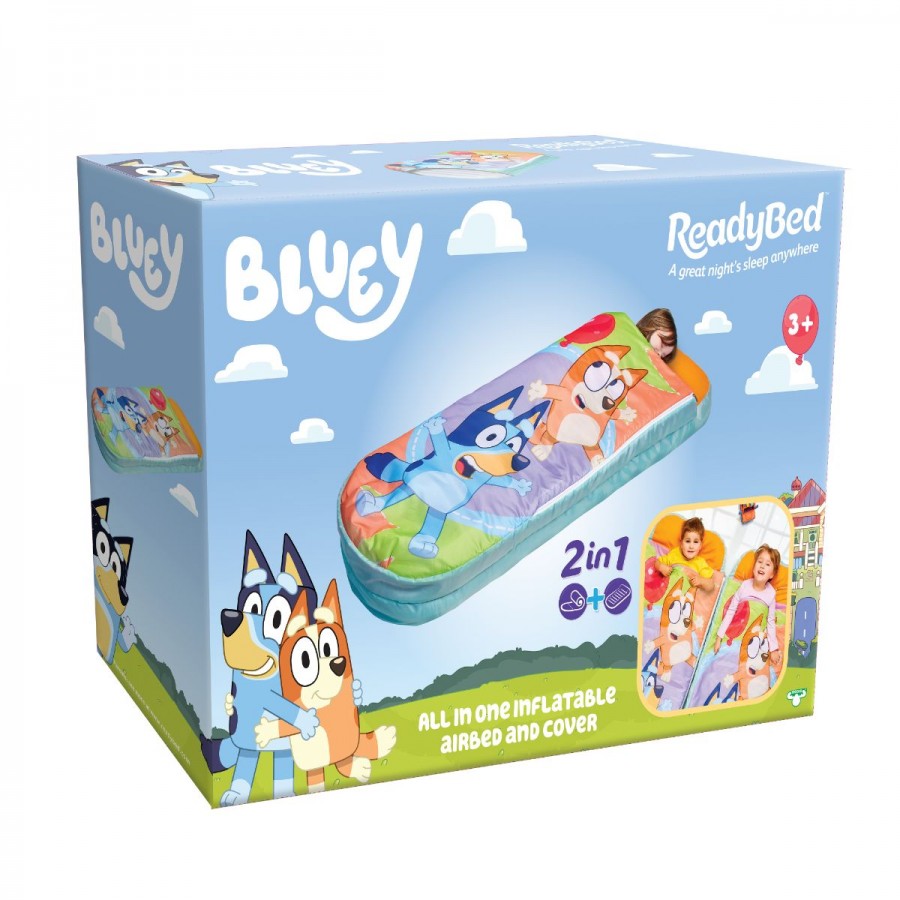 BLUEY FAMILY READY BED (2 IN 1 Portable inflatable AirBed)