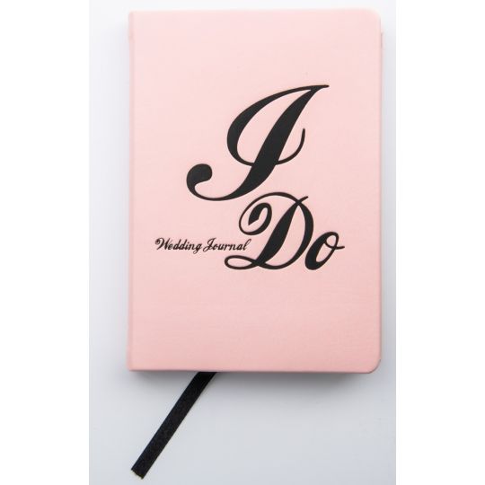 I DO' A6 WEDDING JOURNAL - PINK PU