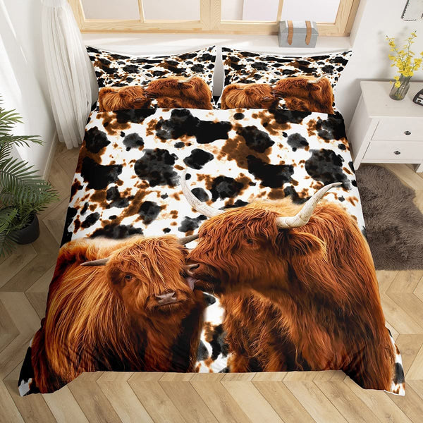 Bull Floral Bedding Sets - 8 Designs (All Sizes Available)
