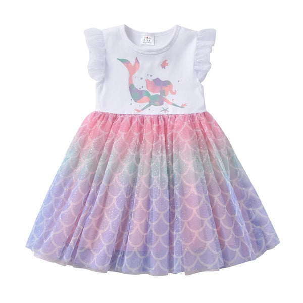 Aria Mermaid Short Sleeve Dress