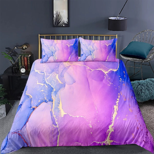 Marble Ink Bedding Set (All Sizes Available) 12 Colours