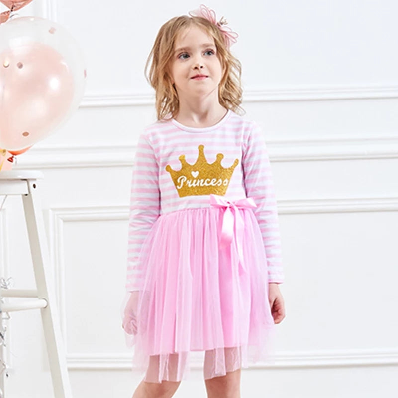 Princess Pink Longsleeve Dress