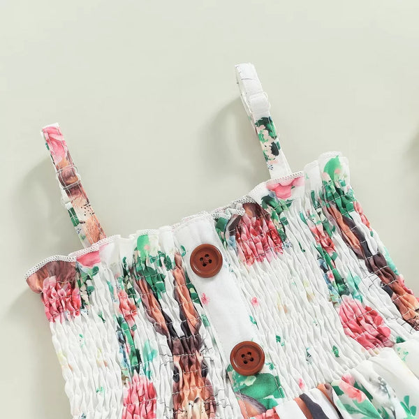 Cute Bunny Rabbit Floral Print Dress