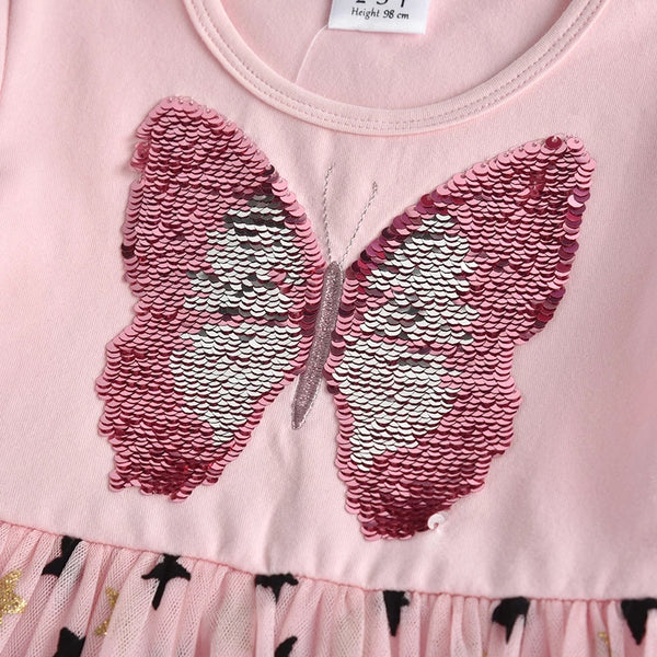 Isabella Butterfly Longsleeve Dress