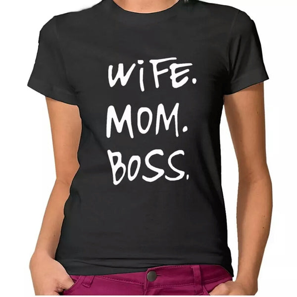 Wife.Mom.Boss Tee (3 Colours)