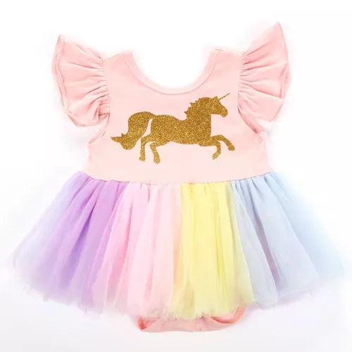 Unicorn Pastel Tutu Romper