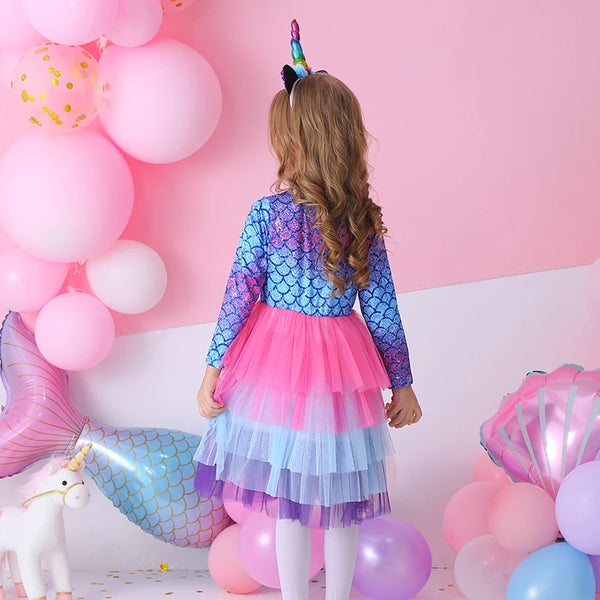 Destiny Mermaid Longsleeve Dress