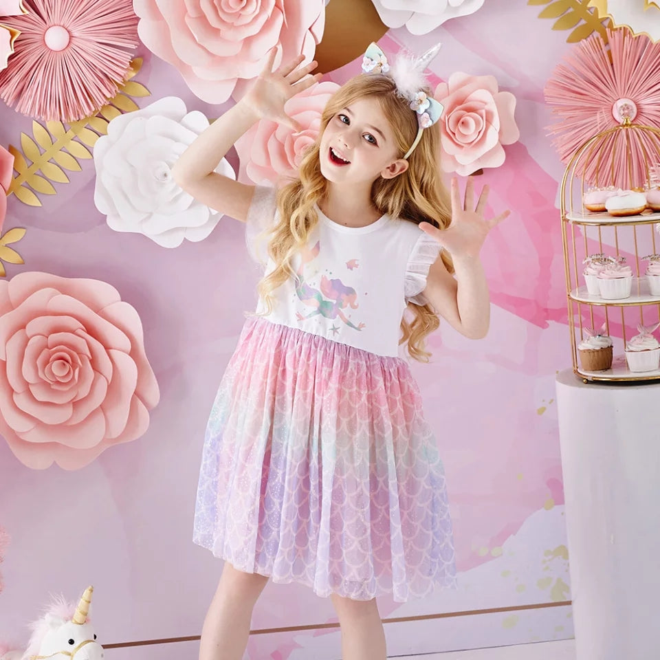 Aria Mermaid Short Sleeve Dress