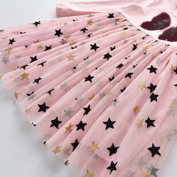 Isabella Butterfly Longsleeve Dress