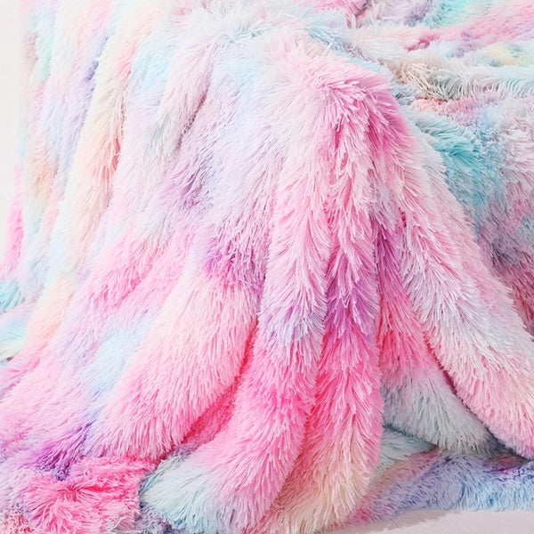 Unicorn Fluffy Throw Blanket (3 Colours)