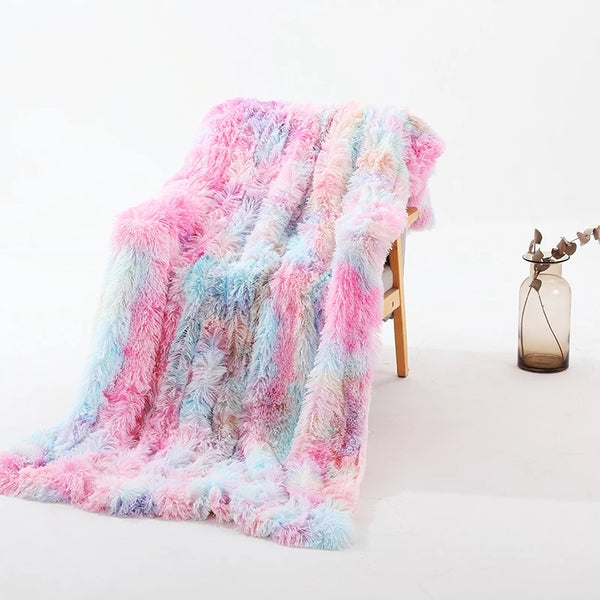 Unicorn Fluffy Throw Blanket (3 Colours)