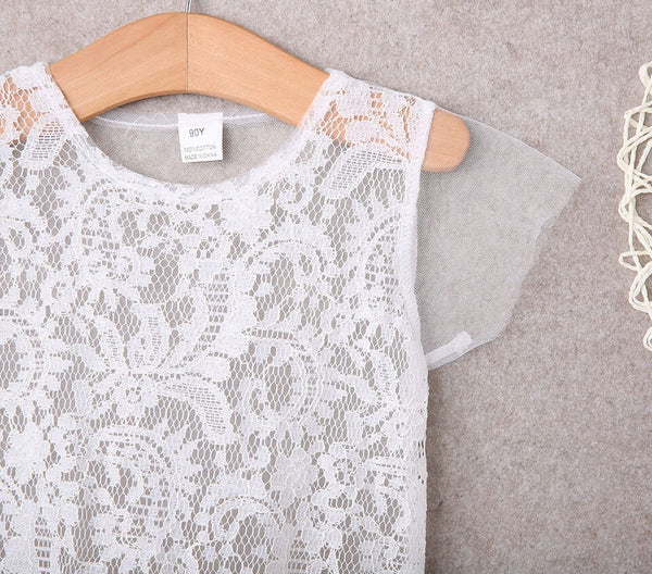 Sunflower Lace Summer Dress