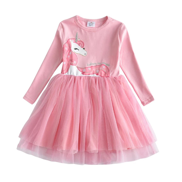 Cleo Unicorn Longsleeve Dress