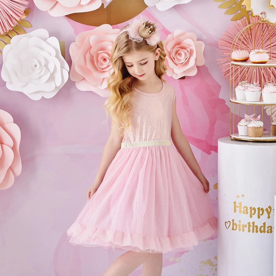 Adriana Pink Sleeveless Dress