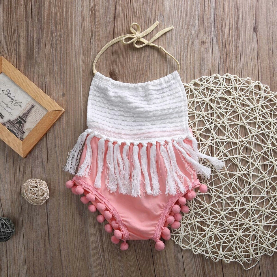Summer Tassel Romper