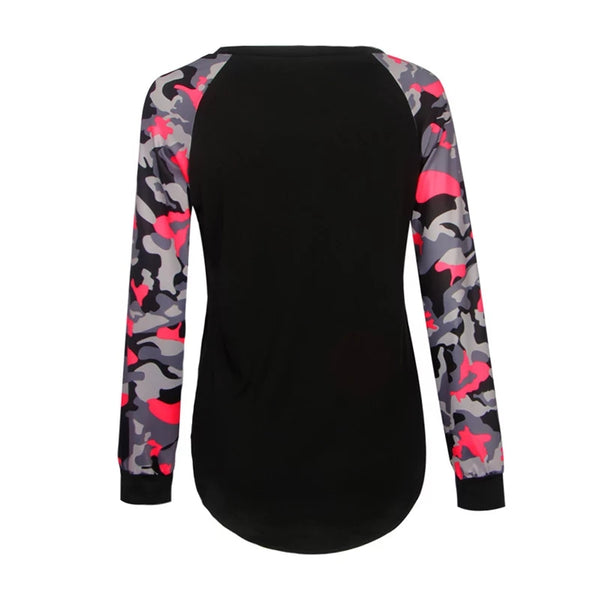 Stella Camo Blouse (5 Colours)