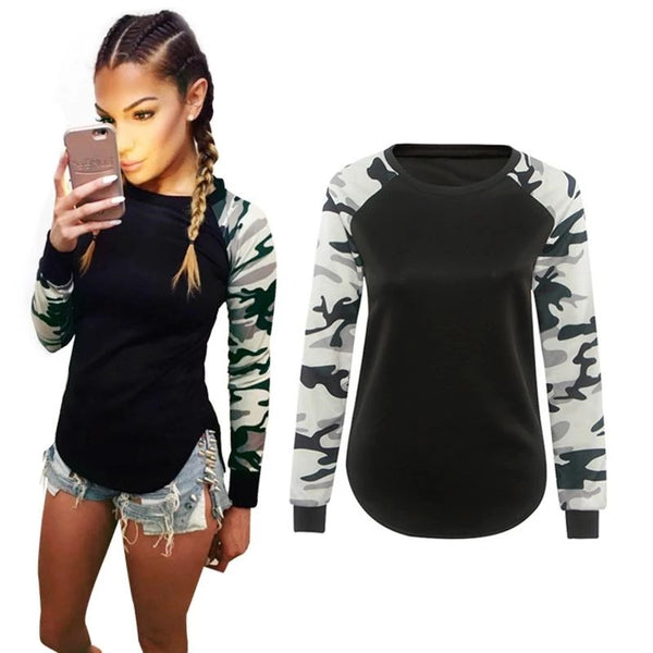 Stella Camo Blouse (5 Colours)