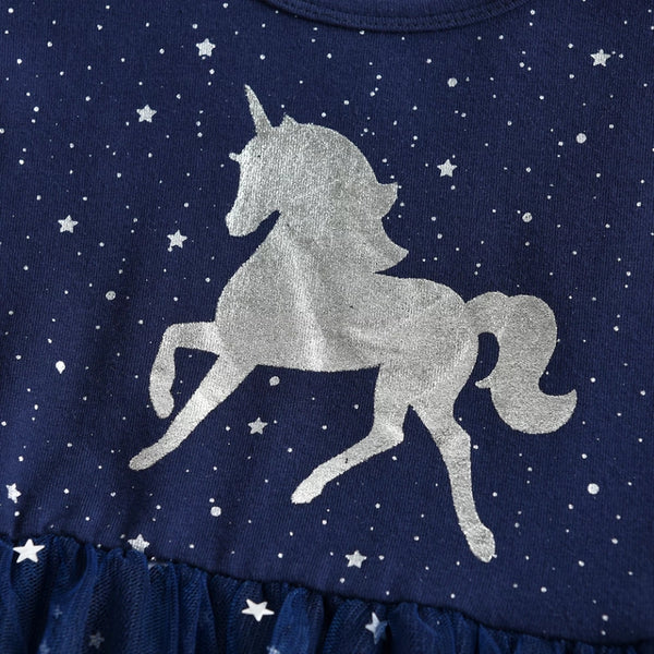 Ava Navy Longsleeve Dress