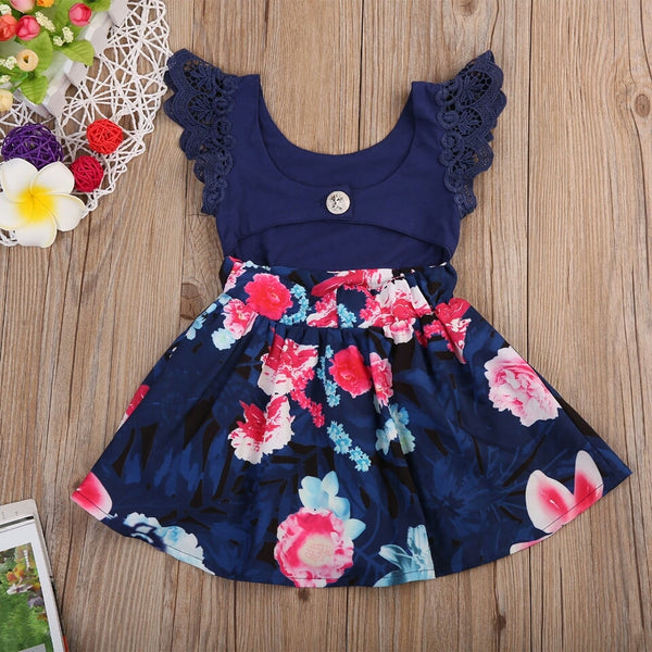 Mother & Daughter Matching Floral Dresses