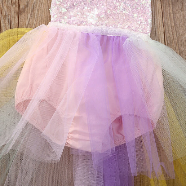 Unicorn Glam Tutu Romper