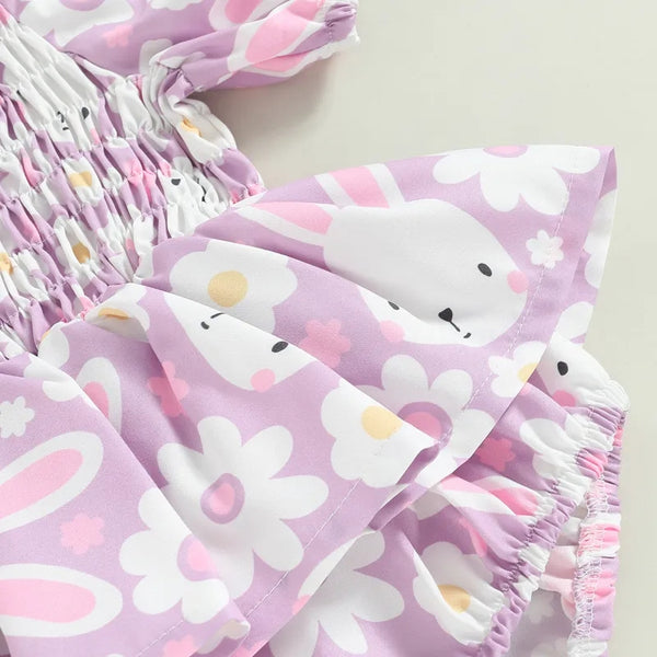 Bunny Ruffle Romper & Headband Set