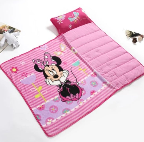 Character Portable Travel Nap Mat with Blanket & Pillow (12 Designs)