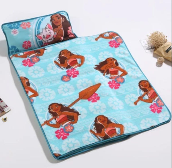 Character Portable Travel Nap Mat with Blanket & Pillow (12 Designs)