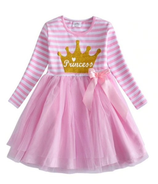 Princess Pink Longsleeve Dress