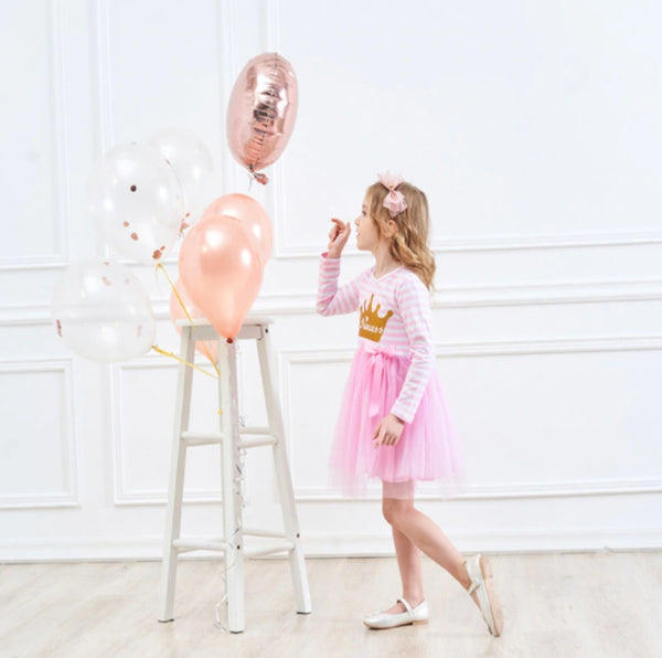 Princess Pink Longsleeve Dress
