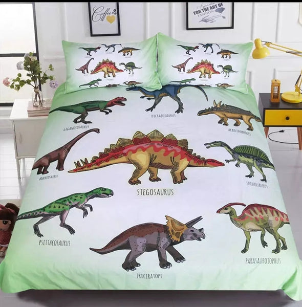 Dinosaurs Bedding Sets - 9 Designs (All Sizes Available)
