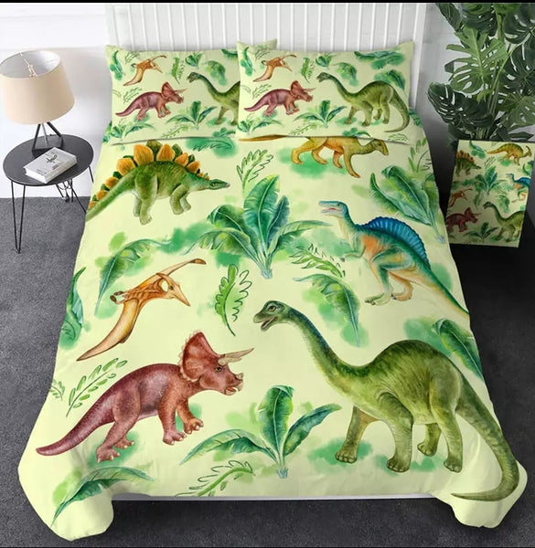 Dinosaurs Bedding Sets - 9 Designs (All Sizes Available)