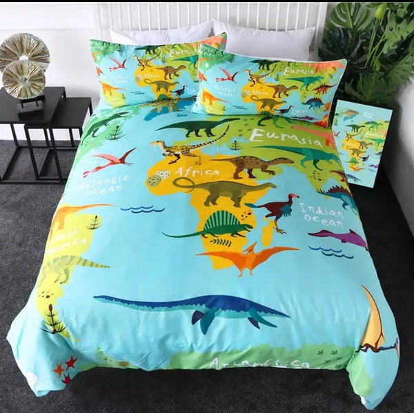 Dinosaurs Bedding Sets - 9 Designs (All Sizes Available)