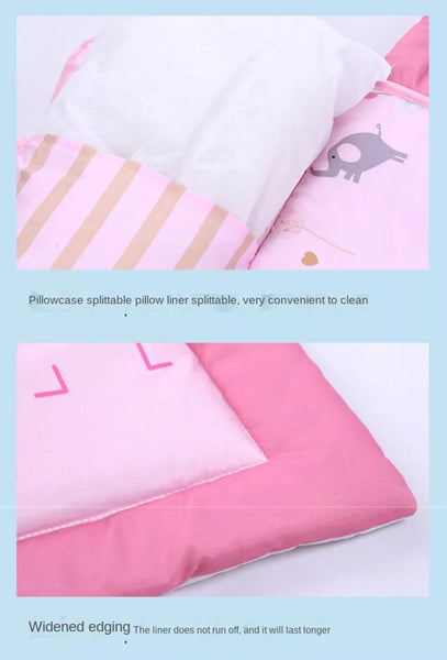 Toddler Travel Nap Mat with Blanket & Pillow (16 Designs)