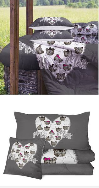 Mr & Mrs Cute Comforter Set (2 Designs)