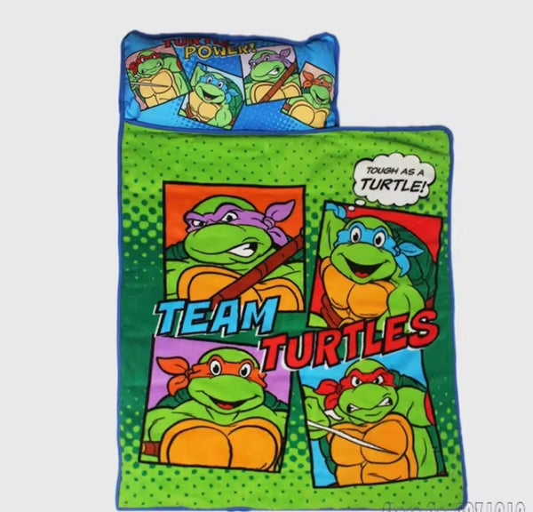 Character Portable Travel Nap Mat with Blanket & Pillow (12 Designs)