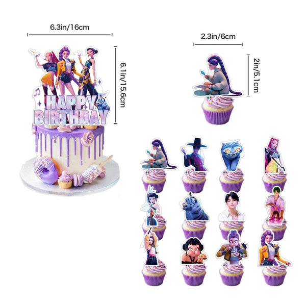 KPOP DEMON HUNTERS BIRTHDAY PARTY SUPPLIES