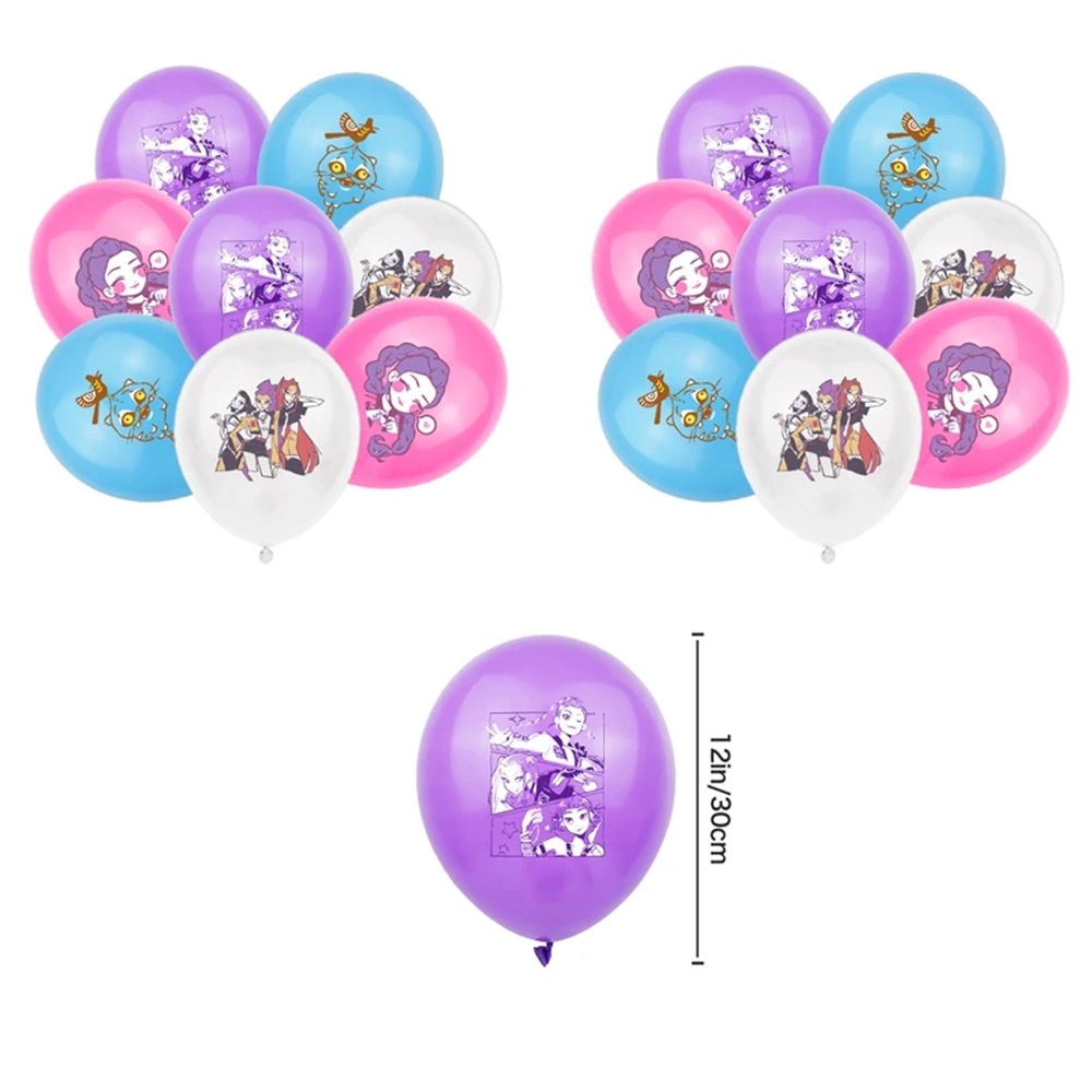 K Pop Demon Hunters Birthday Decorations K Pop Demons H Hunters Birthday Party H | Offer Of The Day K Pop Demon Hunters Cake Topper