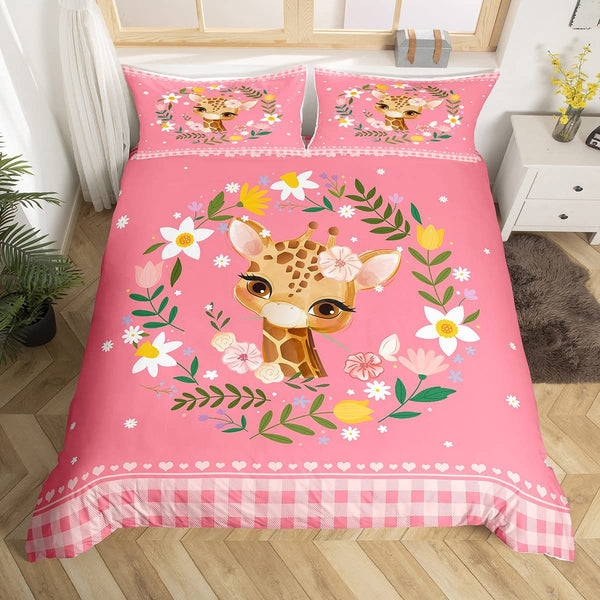 Animal Floral Bedding Sets - 9 Designs (All Sizes Available)